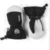 Hestra Army Leather Heli Ski Junior Mitt (Youth 4-13yrs) | Waterproof, Insulated Classic Kids Snow Mittens I Ski & Snow Play - Black - 4 view 1