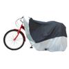 Formosa Covers | Lightweight Adult Tricycle Cover fits Schwinn, Westport, Aboron, Vevor, and Meridian - Protect 3-Wheel Bike from Rain, Dust, Debris, and Sun | Black/Silver Fabric 94"L x 37"W x 49"H view 1