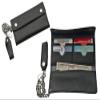 Szco Supplies Bi-Fold Biker Wallet, 8x4-Inch, black view 1