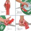 WARM BODY COLD MIND V1 Lifting Wrist Straps for Olympic Weightlifting - Rated at 660 lb - Hand Wraps for Powerlifting, Weight Lifting, Bodybuilding Functional/Cross Training, Deadlift Gym Bar, Cotton view 2