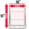 Franklin Sports MLB 3-Way Pitch Return 55" x 36" view 2