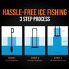 Deep Freeze One-Shot Ice Skimmer-Pro Edition - 10" - Ice Fishing Skimmer - Ice Fishing Hole Scoop - Ice Fishing Gear & Accessories - Fishing Tool - Fishing Gear view 4