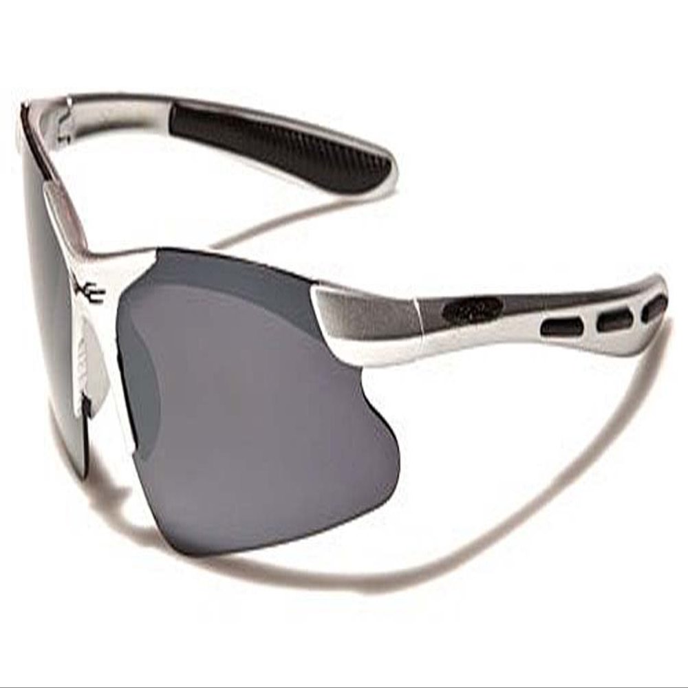 X-loop Kids New Unisex Boys Girls Sports Trending Sleek Sunglasses- Many Colors Available (Silver)