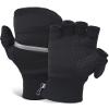 TrailHeads Womens Power Stretch Convertible Mittens,small/medium, Black view 1