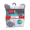 Hanes mens Max Cushion Crew Socks, Available in 6 and 12-pair Pack Casual Sock, White, 12 US view 1