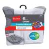 Hanes mens Max Cushion Crew Socks, Available in 6 and 12-pair Pack Casual Sock, White, 12 US view 3