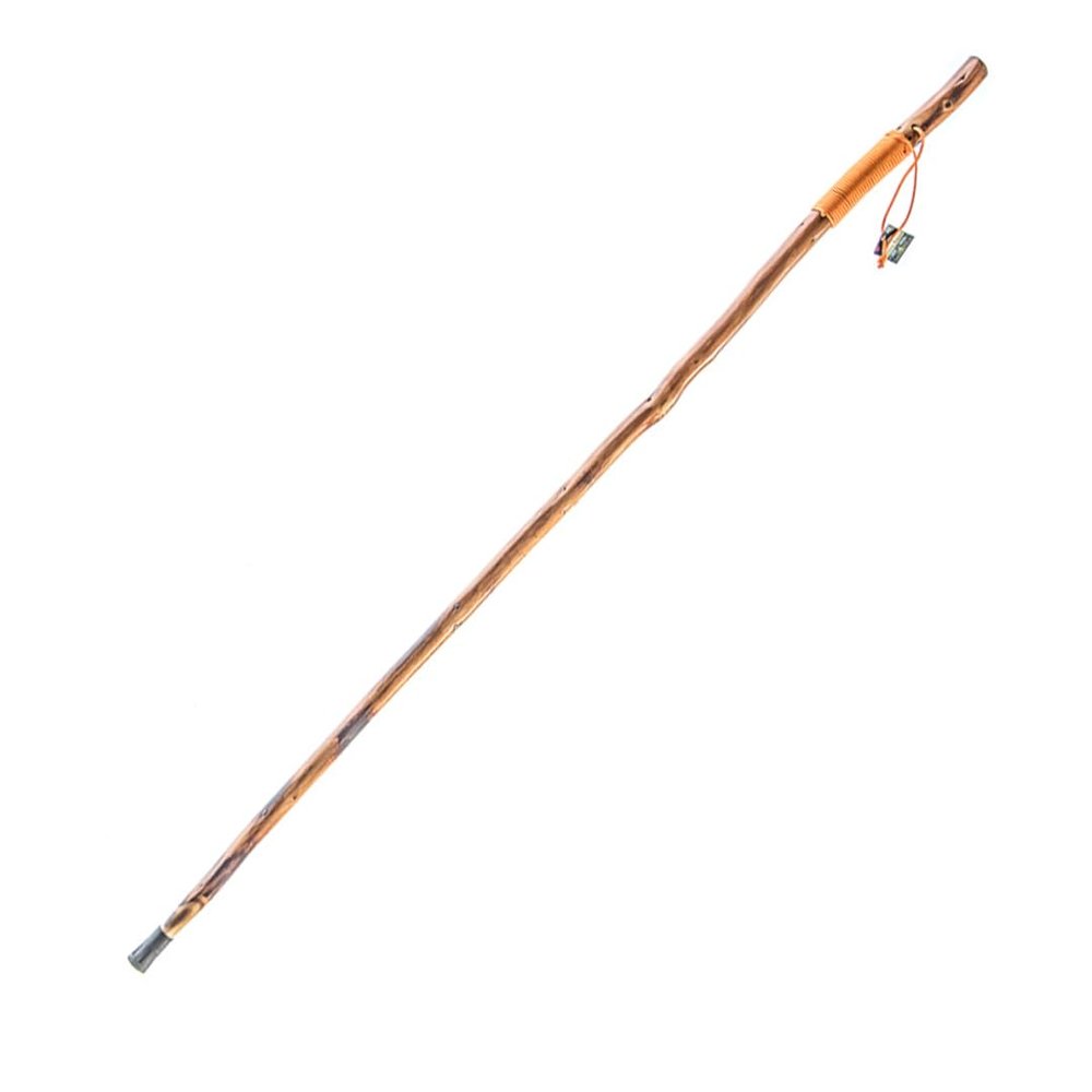 SE Walking/Hiking Stick with Orange Paracord, 440 lb Pull Capacity, 55" - WS636-55OR