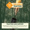 SE Walking/Hiking Stick with Orange Paracord, 440 lb Pull Capacity, 55" - WS636-55OR view 4