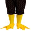 Kid's Bald Eagle Costume with Headpiece, Wing Shirt, Pants, Socks & Shoe Covers for Halloween or School Events Medium view 3
