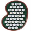 Golf Ball Display Rack | Holds 40 Golf Balls | Unique Putting Green Shape | Two Color Options view 1