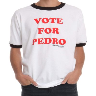 Napoleon Dynamite Vote for Pedro T-Shirt (Medium) White