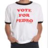 Napoleon Dynamite Vote for Pedro T-Shirt (Medium) White view 1