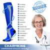 CHARMKING Compression Socks for Women & Men Circulation (3 Pairs) 15-20 mmHg is Best Athletic for Running, Flight Travel, Support, Cycling, Pregnant - Boost Performance, Durability (S/M, Multi 11) view 4