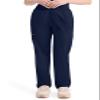 Dickies Women's Petite EDS Signature Scrubs Pull-On Cargo Pant, Navy, Medium/Petite view 1