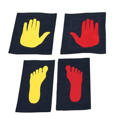 Tumbl Trak Girl's Gymnast Hands and Feet Placement Mat (5-Piece)