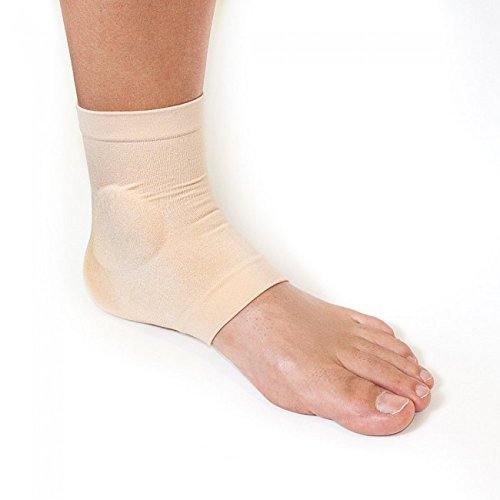 Malleolar Ankle Gel Sleeve, Great for Ski Boots, Ice Skates, Cowboy Boots