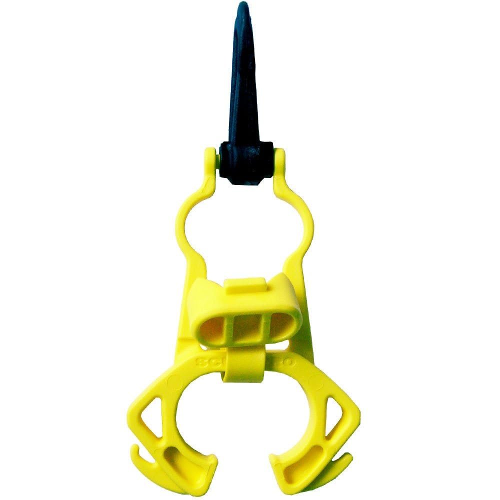 Scubapro Octopus Retainer & Plug w/clip - Yellow