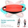 EVERYMILE Wobble Balance Board, Exercise Balance Stability Trainer Portable Balance Board with Handle for Workout Core Trainer Physical Therapy & Gym Diameter No-Skid Surface 15.7" Red view 3