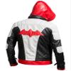 Arkham Knight Red Hood Jason Todd Hoodie Jacket (Medium, White) view 2