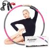Auoxer Fitness Exercise Weighted Hoops, Lose Weight Fast by Fun Way to Workout, Fat Burning Healthy Model Sports Life, Detachable and Size Adjustable Design view 1