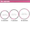 Auoxer Fitness Exercise Weighted Hoops, Lose Weight Fast by Fun Way to Workout, Fat Burning Healthy Model Sports Life, Detachable and Size Adjustable Design view 2