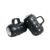 Handheld Weights Cardio Max 3.0 lbs (2 Eggs, 1.5 b Each) Stainless Steel Set (Black) + Free E-Book Workout Guide. Palm-Centered with Secure Grip Keep Your Natural Motion. view 3