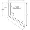 TACO Marine F16-0005A Stainless Steel Side Mount Table Pedestal view 2
