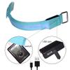 Fashion&cool LED Slap Band, USB Rechargeable Light Up Sport Armband, Glow in The Dark Adjustable Bracelets for Men&Women, Night Safety Lights for Running, Jogging Cycling, Hiking view 3