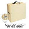 GoSports Premium Birch Wood Washer Toss Game - Portable Set Includes 2 Targets and 8 Washers view 3