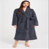 Barefoot Dreams CozyChic Adult Robe (Slate Blue, 3) view 2