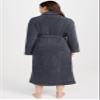 Barefoot Dreams CozyChic Adult Robe (Slate Blue, 3) view 3