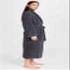 Barefoot Dreams CozyChic Adult Robe (Slate Blue, 3) view 4
