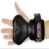 Cobra Grips PRO Weight Lifting Gloves Heavy Duty Straps Alternative to Power Lifting Hooks for Deadlifts with Built in Adjustable Neoprene Padded Wrist Wrap Support Bodybuilding (FIT Black Rubber) view 2