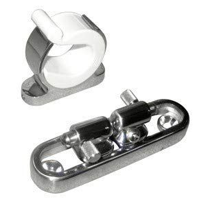 1 - Taco Stainless Steel Adjustable Reel Hanger Kit w/Rod Tip Holder - Adjusts from 1.875 - 3.875