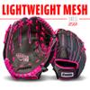 Franklin Sports Windmill Series Lefty Fielding Glove, Pink/Gray/Black/, 11-Inch view 4