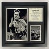 Johnny Cash at San Quentin Collectible | Framed Photo Collage Wall Art Decor - 12"x15" | Legends Never Die view 1