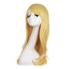 MapofBeauty 24 Inch/60 cm Long Anime Side Bangs Great Wavy Curly Cosplay Party Wig (Orange Yellow) view 3