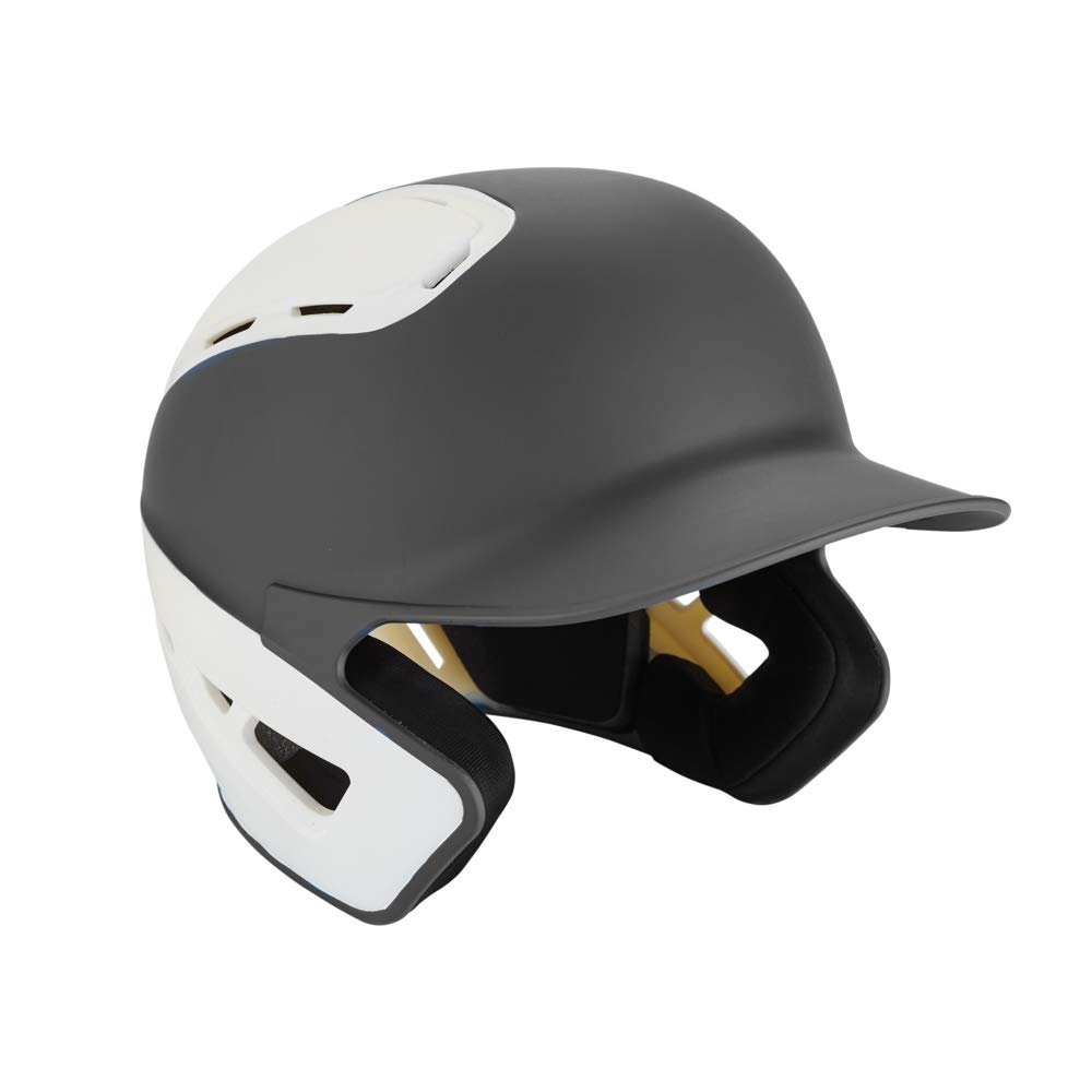 Mizuno B6 Adult Baseball Batting Helmet, Grey-White, Small/Medium