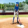 Mizuno B6 Adult Baseball Batting Helmet, Grey-White, Small/Medium view 3