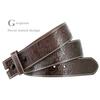 Engraved Tooled Leather Genuine Full Grain Western Floral Belt Strap 1-1/2" Wide (Brown, 34) view 2
