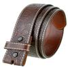 Engraved Tooled Leather Genuine Full Grain Western Floral Belt Strap 1-1/2" Wide (Brown, 44) view 1