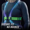 noxgear Tracer2 Multicolor Light Up and Reflective Running Vest | Adjustable Fit, Rechargeable, Waterproof | Running Lights for Runners, Cyclist and Walkers | High Visibility Vest (Size: Small) view 3