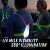 noxgear Tracer2 Multicolor Light Up and Reflective Running Vest | Adjustable Fit, Rechargeable, Waterproof | Running Lights for Runners, Cyclist and Walkers | High Visibility Vest (Size: Small) view 4