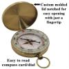 Engraved Compass with Thoreau's Go Confidently Quote (Compass & Box) view 3