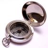 1.75" Classic Pocket Antique Style Camping Chrome Compass view 3