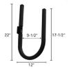 Extreme Max 3005.3477 SUP/Surfboard Wall Cradle Set - The Original High-Strength One-Piece Design - 200 lb. Capacity view 2