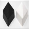 6x6 (5-7/8" x 5-7/8") Square Pyramid Style Cap Boat Dock Pylon Piling Cap Cover Conehead Cone Black or White (White, 1) view 2