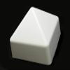 6x6 (5-7/8" x 5-7/8") Square Pyramid Style Cap Boat Dock Pylon Piling Cap Cover Conehead Cone Black or White (White, 1) view 3