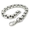 Steelmeup Stainless Steel Box Link Chain Men Bracelet 8mm 9inch view 1