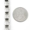 Steelmeup Stainless Steel Box Link Chain Men Bracelet 8mm 9inch view 4
